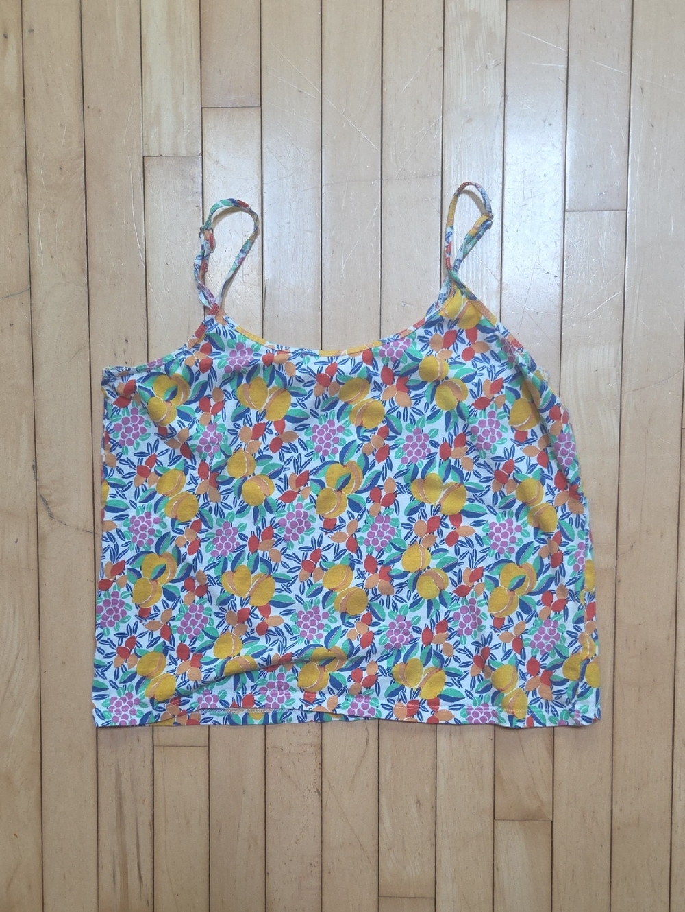 Friut Multi-Color Spaghetti Strap Tank Top